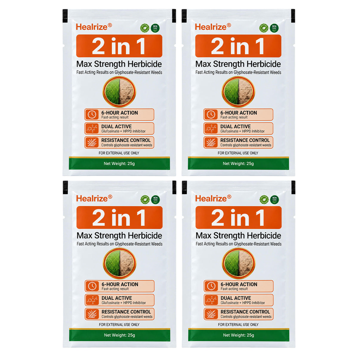 Healrize® 2 in 1 Max Power Herbicide（Kill Tough Weeds & Grass — Down to the Root）