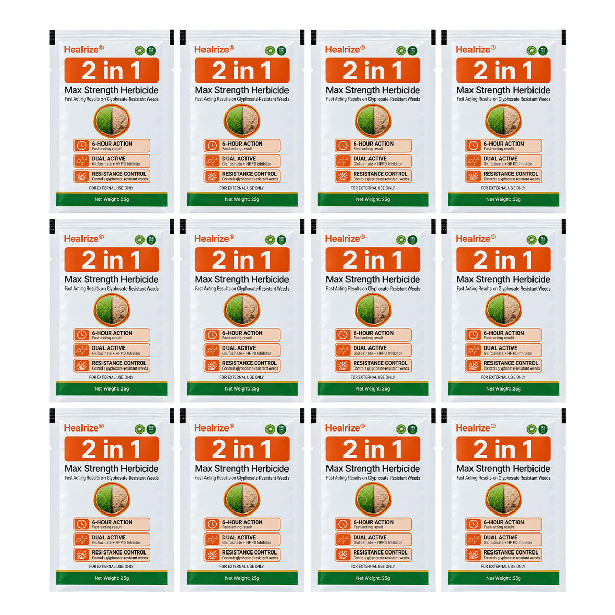 Healrize® 2 in 1 Max Power Herbicide（Kill Tough Weeds & Grass — Down to the Root）