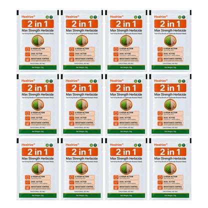 Healrize® 2 in 1 Max Power Herbicide（Kill Tough Weeds & Grass — Down to the Root）