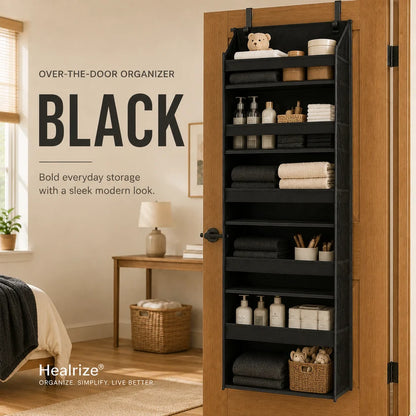 🌞 TODAY’S SPECIAL OFFER | Over the Door Organizer with Pockets for Bedroom, Bathroom, Nursery & Closet Storage 🌞