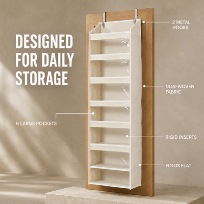 Over the Door Organizer with Pockets