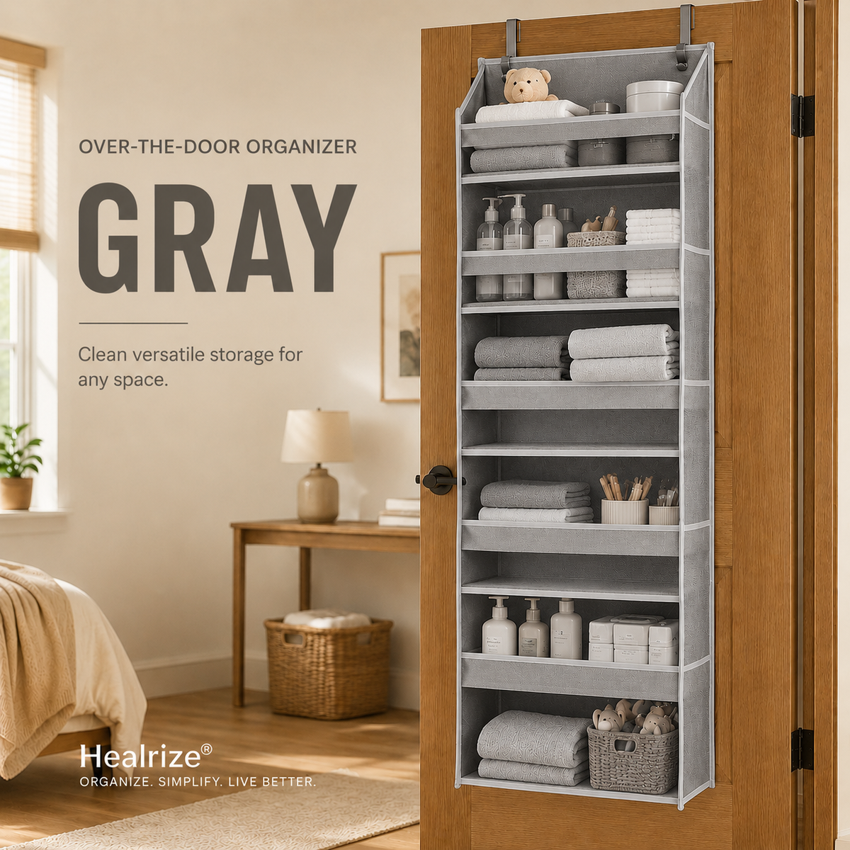 Over the Door Organizer with Pockets