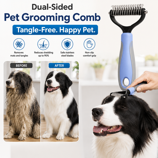 Doublel-Sided Pet Grooming Comb