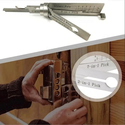 Pro Series Precision Locksmith Pick Set – Stainless Steel Decoder & Keyway Tools