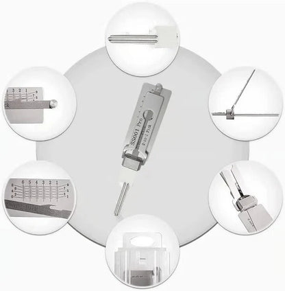 Pro Series Precision Locksmith Pick Set – Stainless Steel Decoder & Keyway Tools