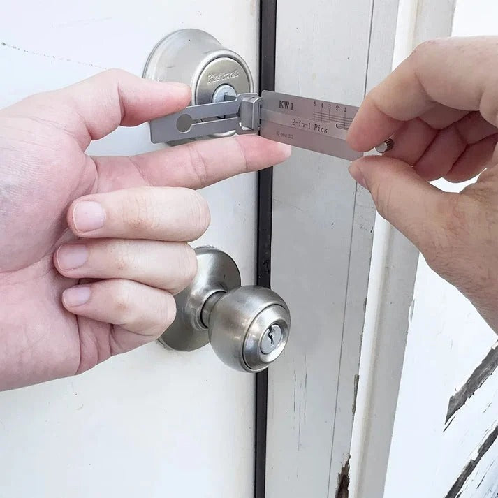 Pro Series Precision Locksmith Pick Set – Stainless Steel Decoder & Keyway Tools