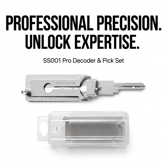 Pro Series Precision Locksmith Pick Set – Stainless Steel Decoder & Keyway Tools